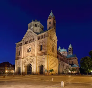 Speyer Cathedral at night