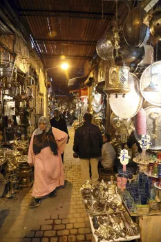 Copperware souq in Marrakesh