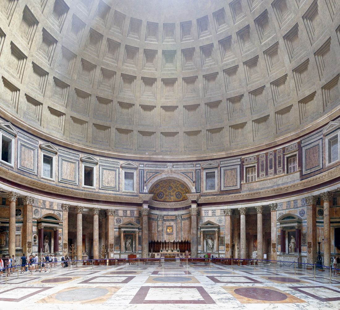 Pantheon Interior Rome Italy Imaginoso