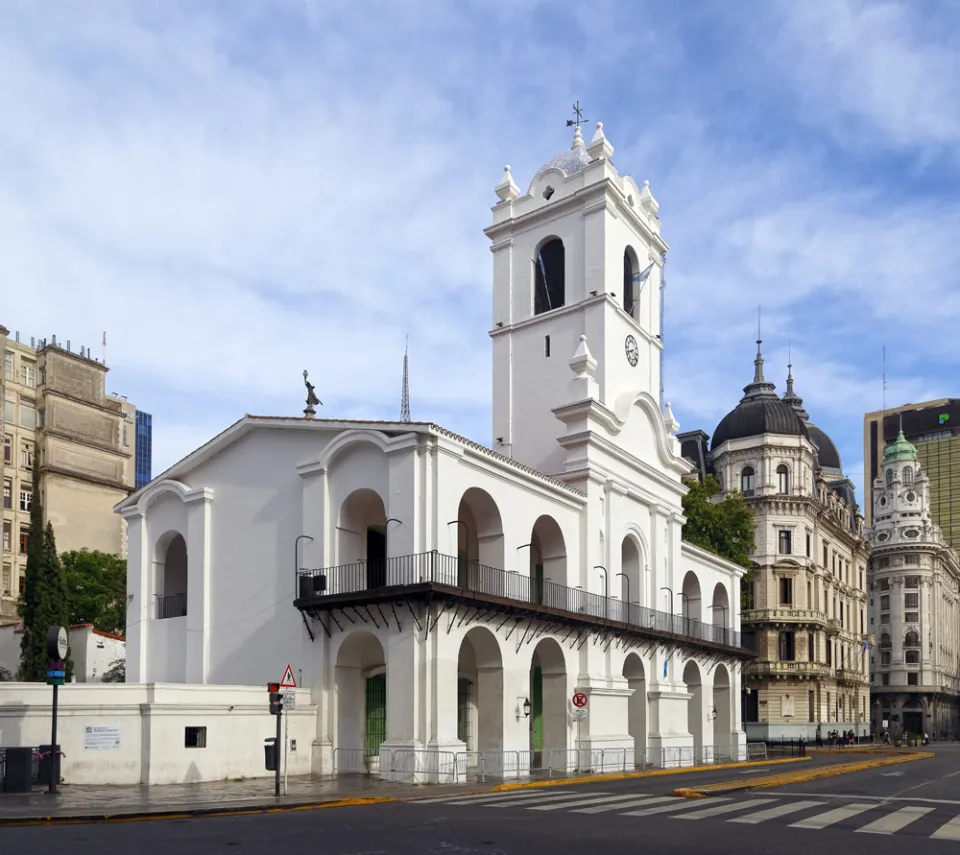 Cabildo of Buenos Aires, southeast elevation