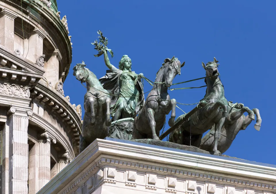 Palace of the Argentine National Congress, quadriga