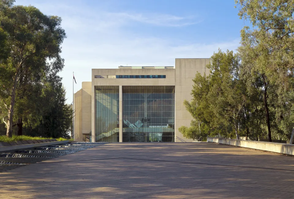 High Court of Australia Building, southwest elevation