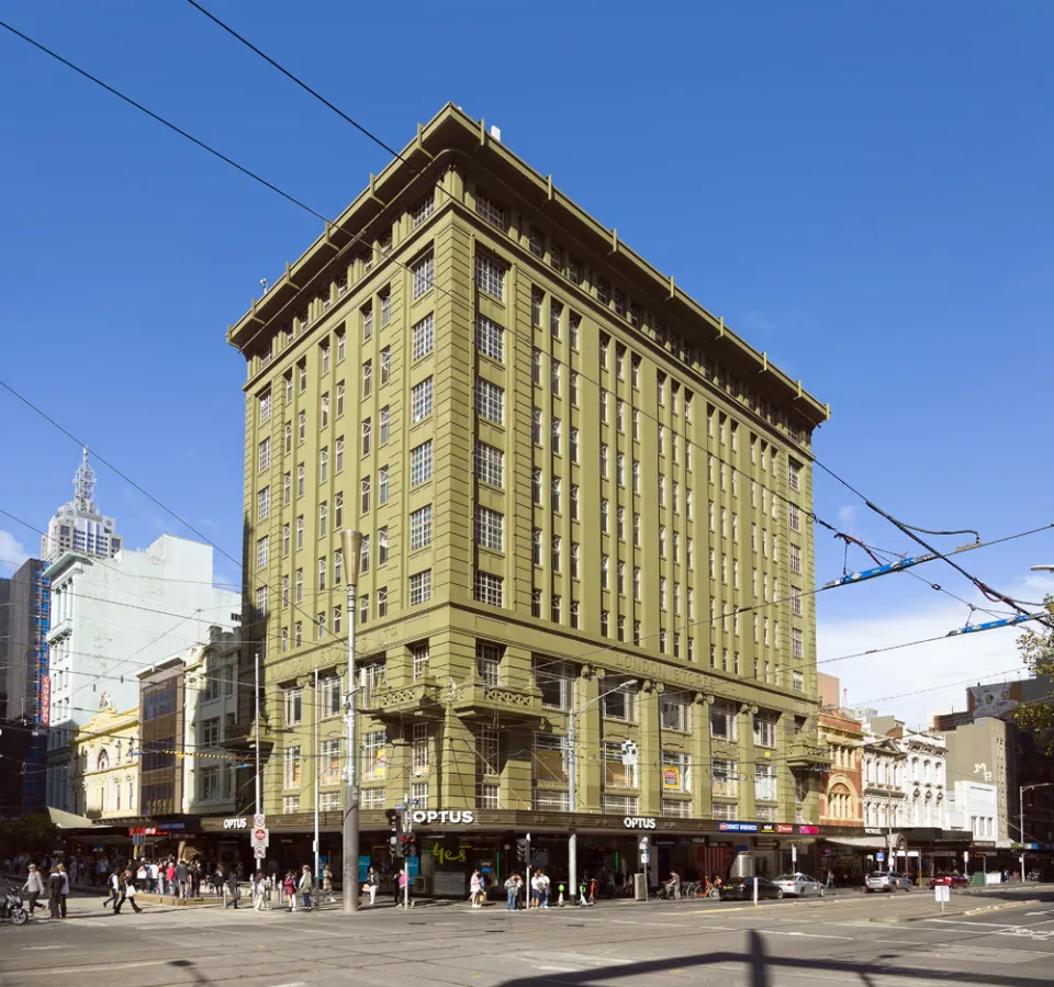 London Stores Building, northwest elevation