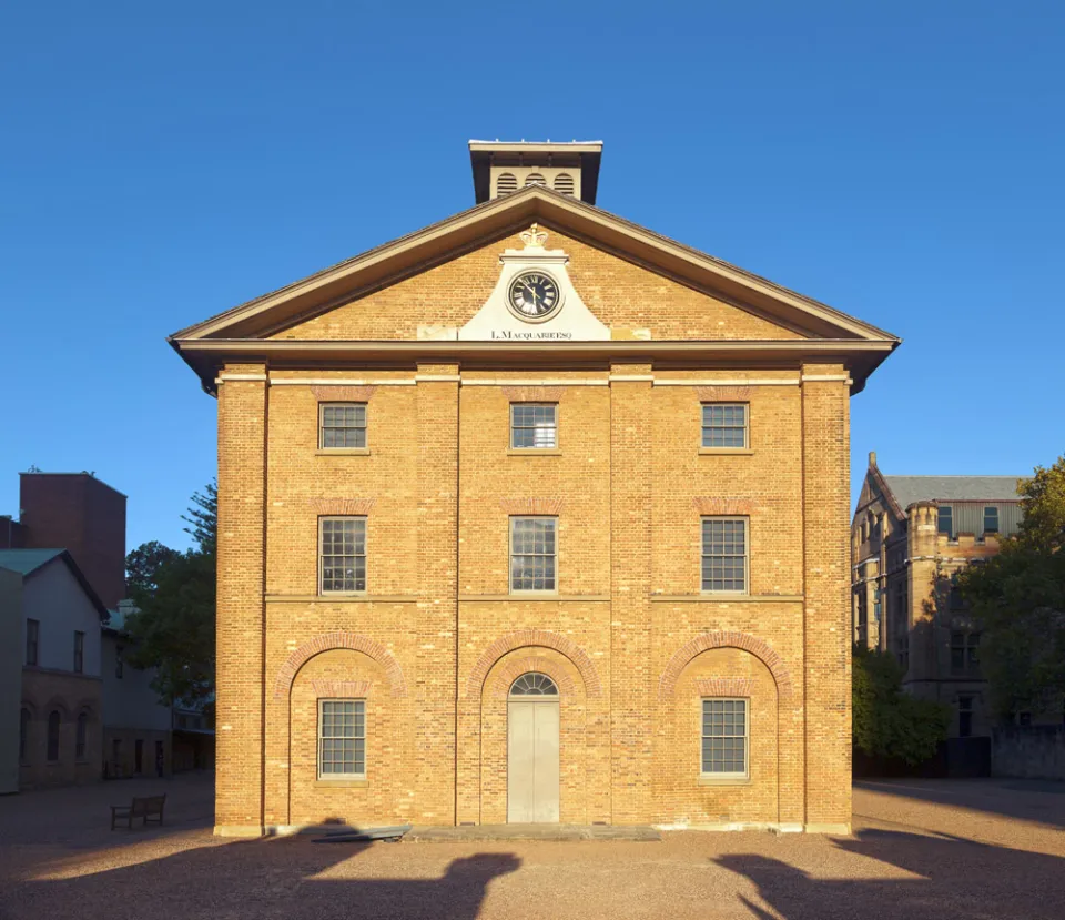 Hyde Park Barracks, western facade