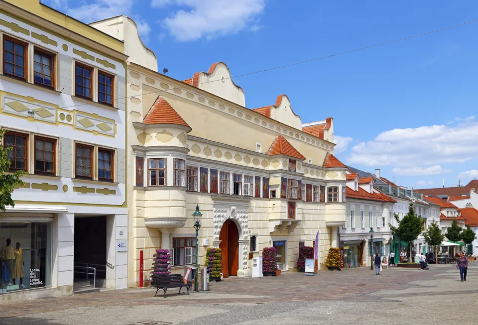 Eisenstadt City Hall, southwest elevation