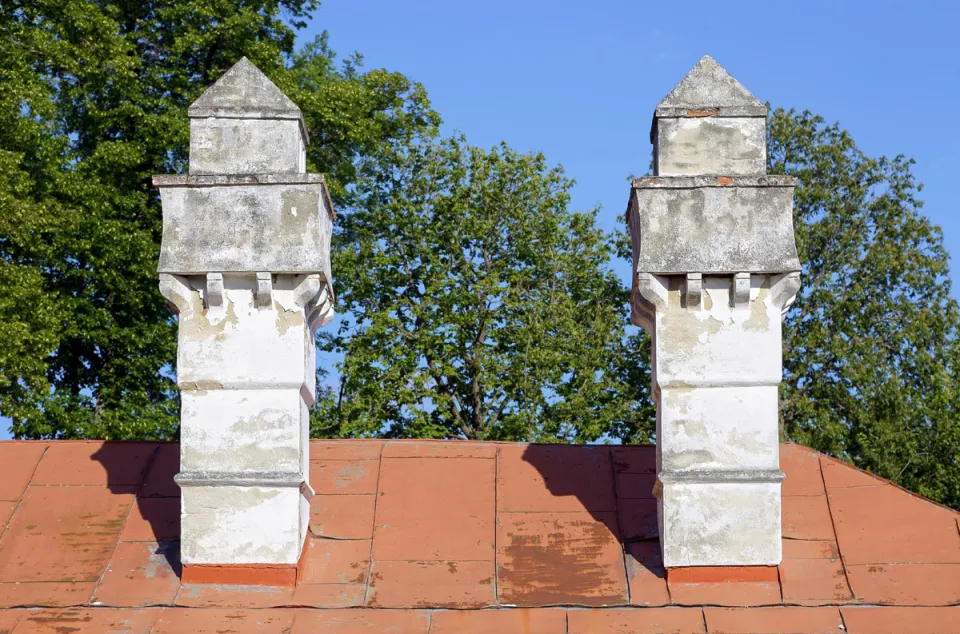 Esterhazy Palace, gardener's house, chimneys