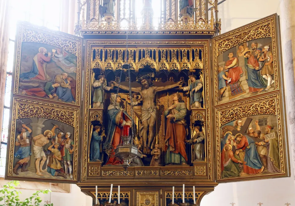 Parish Church of Mary at the Mountain, altar of the cross