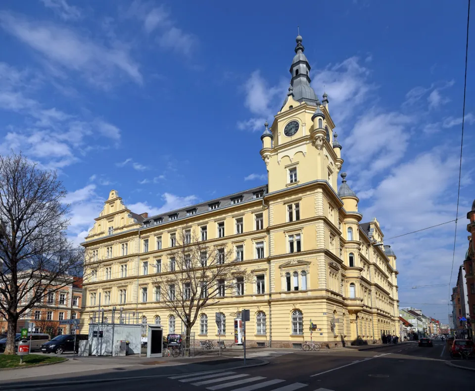 Former Main Post Office, southwest elevation