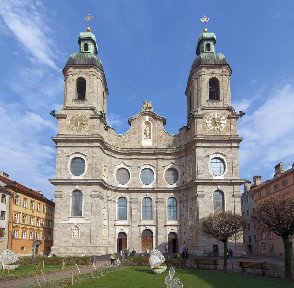 Innsbruck Cathedral, west elevation