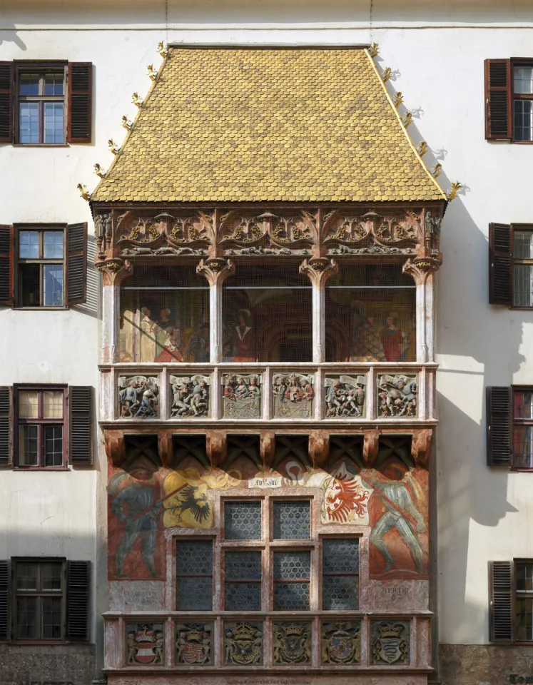 New Court, Golden Roof, detail