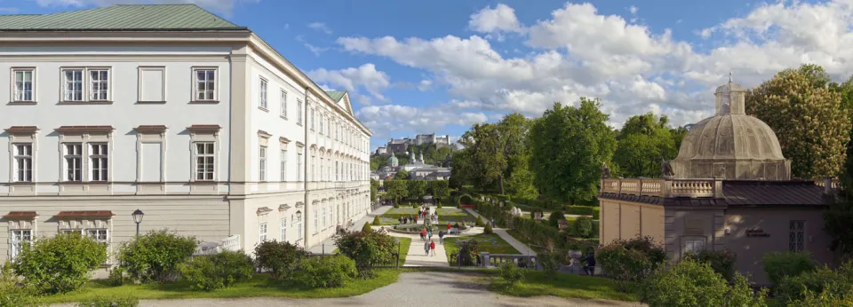 Mirabell Palace, gardens, north elevation