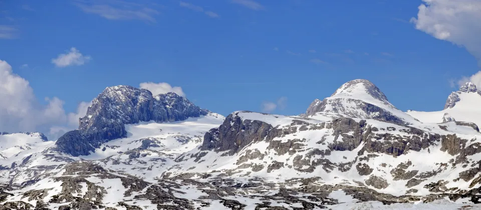 Koppenkarstein and Hoher Gjaidstein in the Dachstein Mountains