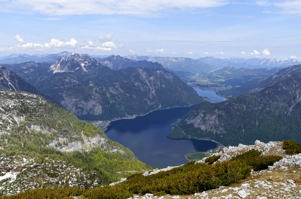 Lake Hallstatt, view from Krippenstein