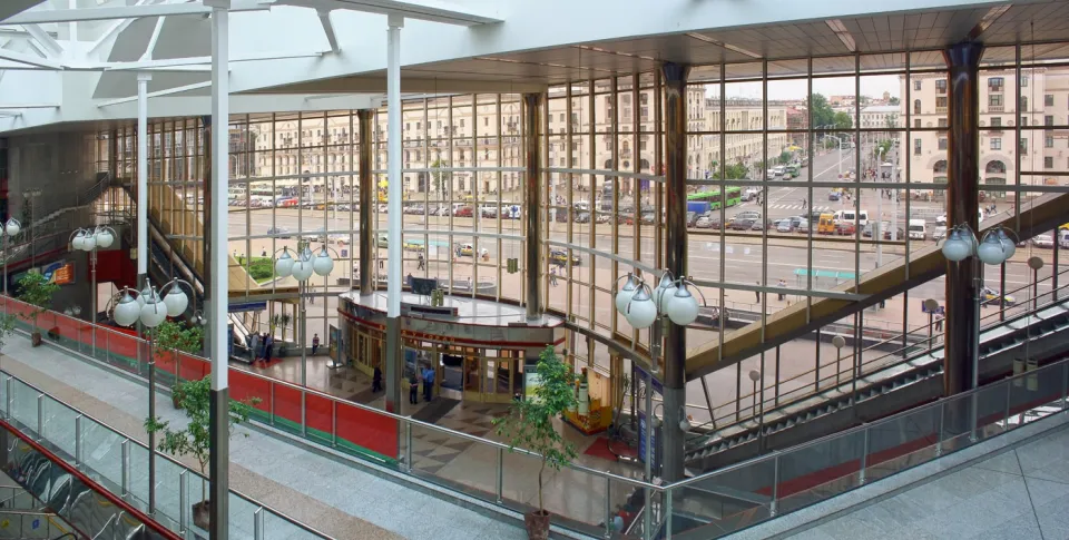 Minsk Passenger Terminal, concourse