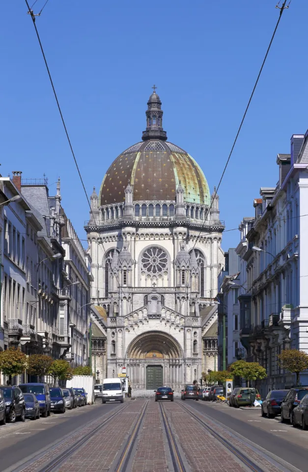 Saint Mary's Royal Church, from Royal Street (Rue Royal/Koningsstraat)