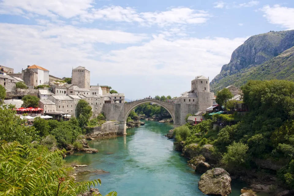 Old Bridge of Mostar, north elevation