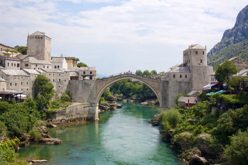 Old Bridge of Mostar, north elevation