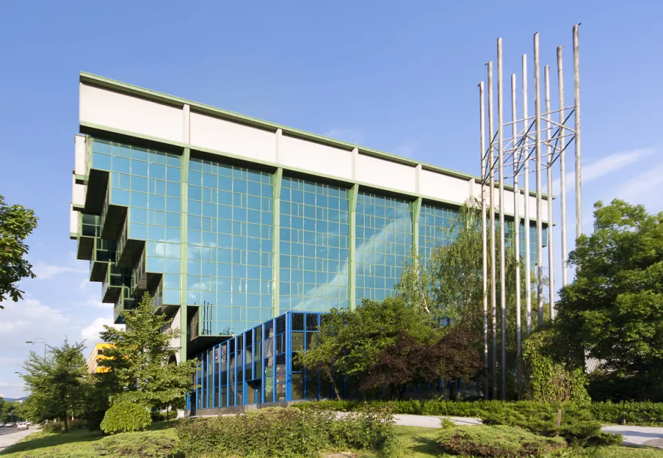 Elektroprivreda BiH Headquarters, west elevation