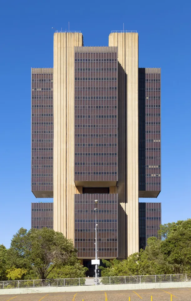 Central Bank of Brazil Headquarters, north elevation