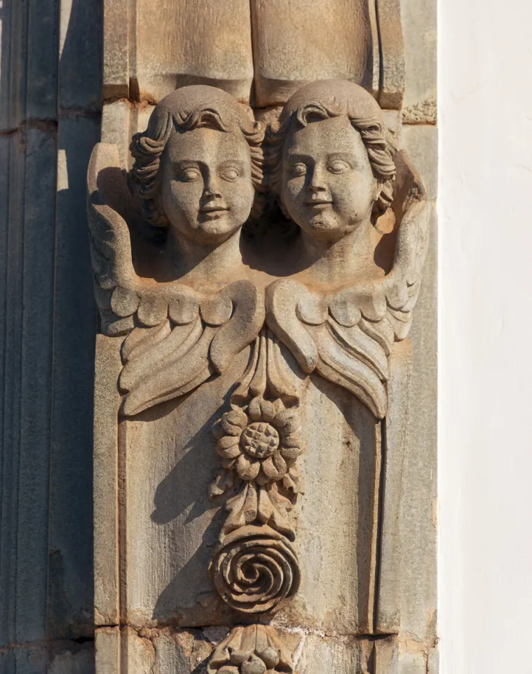 Sanctuary of Bom Jesus de Matosinhos, detail of the main portal