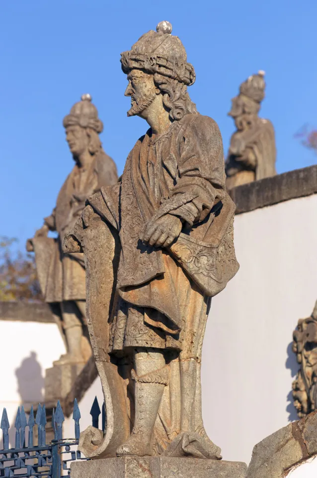 Sanctuary of Bom Jesus de Matosinhos, statue of the prophet Jeremiah