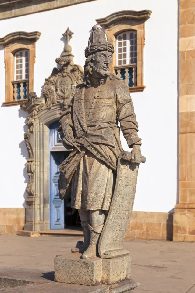 Sanctuary of Bom Jesus de Matosinhos, statue of the prophet Joel