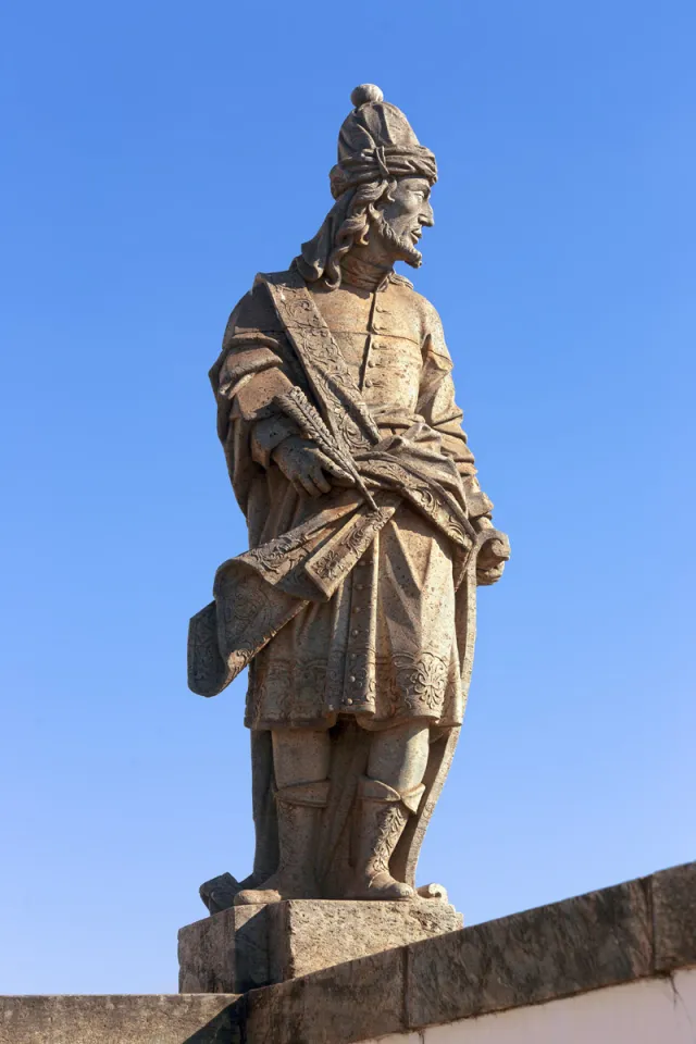 Sanctuary of Bom Jesus de Matosinhos, statue of the prophet Joel