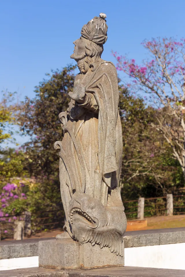 Sanctuary of Bom Jesus de Matosinhos, statue of the prophet Jonas