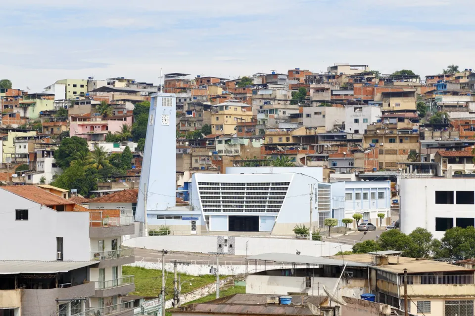 Porto neighbourhood with Our Lady Aparecida Church