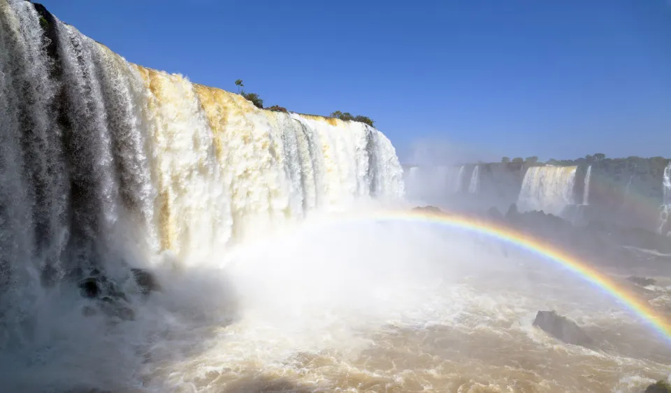 Iguazu Falls, Floriano Falls, northeast view