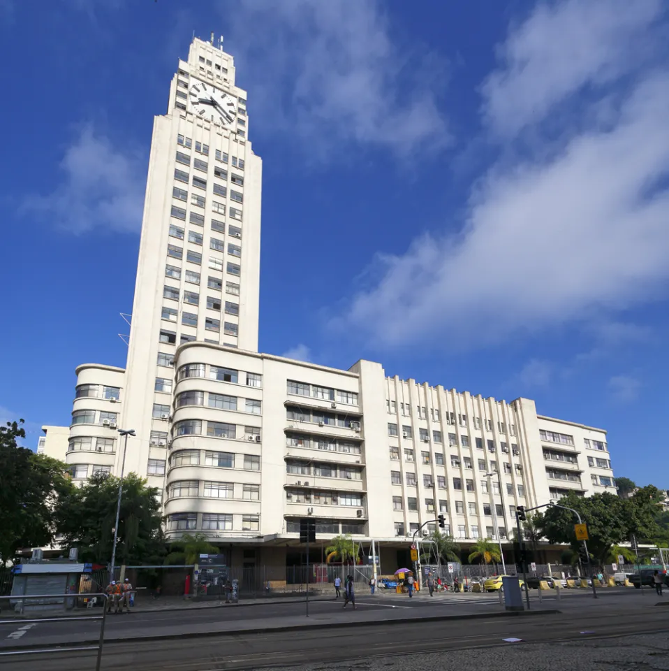 Central do Brasil Station, east elevation