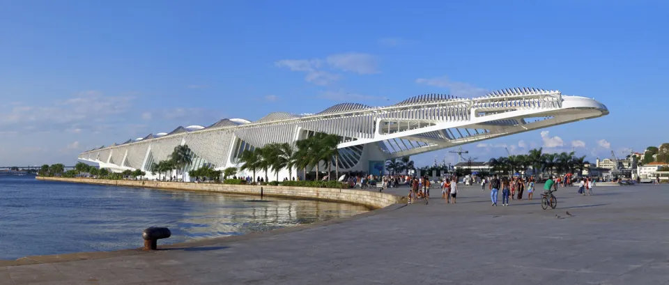 Museum of Tomorrow, southwest elevation