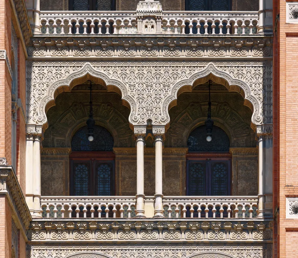 Palace of Manguinhos (Moorish Pavilion), arcades