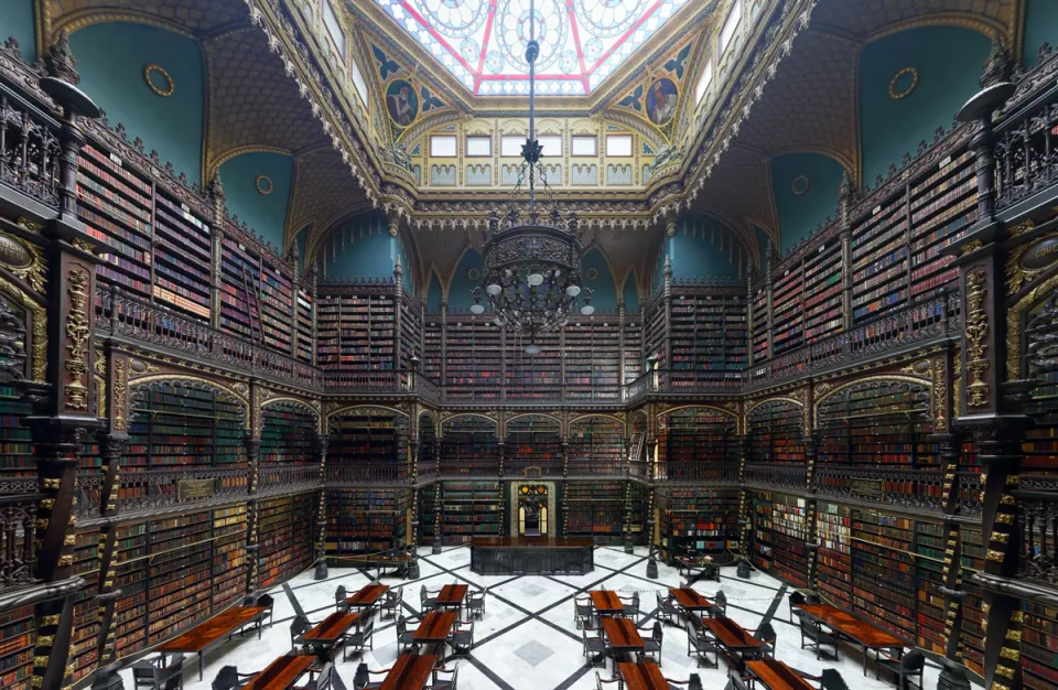 Royal Portuguese Cabinet of Reading, Reading Hall, panorama