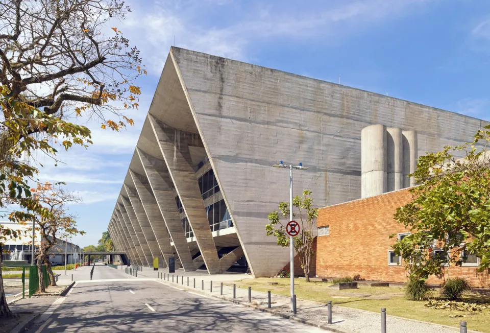 Museum of Modern Art of Rio de Janeiro, west elevation