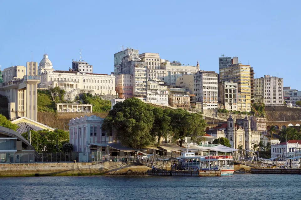 View of the city centre from All Saints' Bay