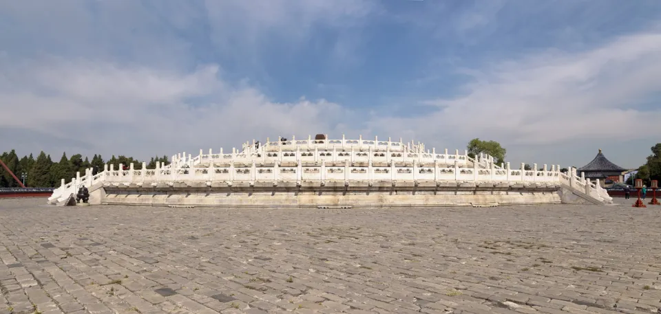 Temple of Heaven, Circular Mound Altar, southeast elevation