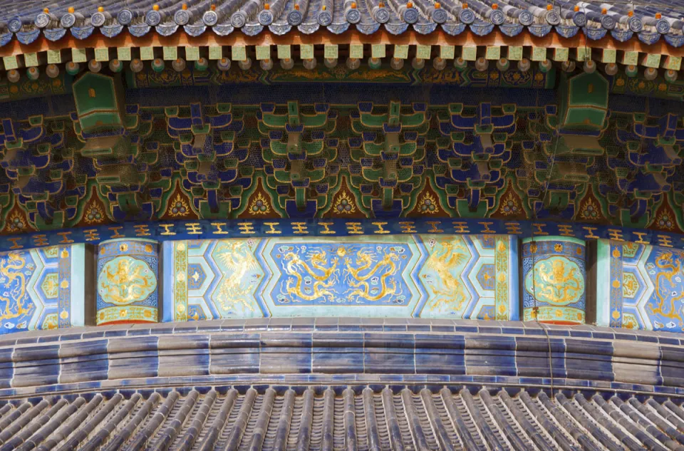 Temple of Heaven, Hall of Prayer for Good Harvests, roof detail