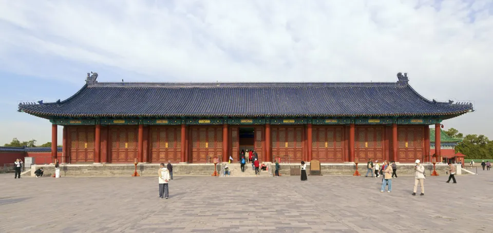 Temple of Heaven, West Annex Hall, east elevation
