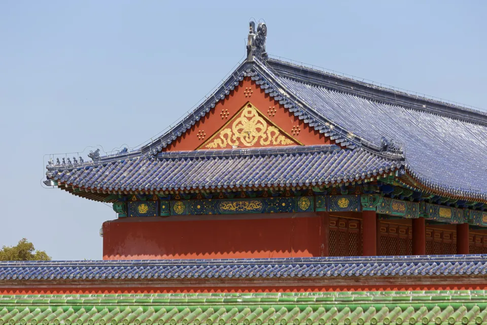 Temple of Heaven, West Annex Hall, roof