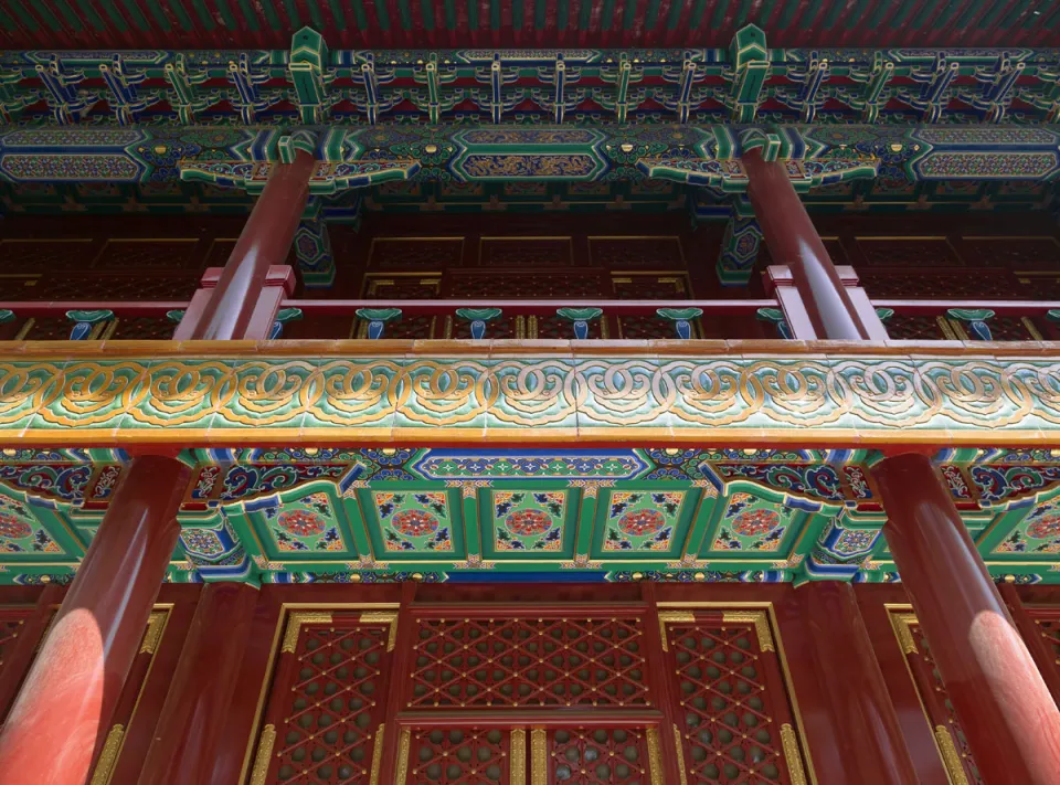 New Summer Palace, Treasure Blossom Tower, detail of the west facade