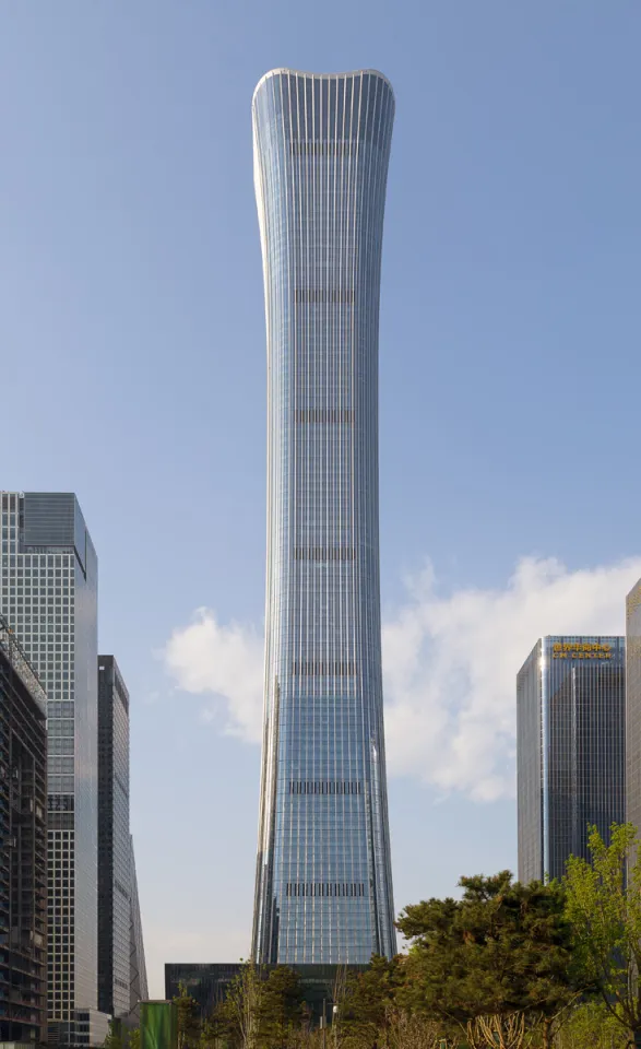 China Zun (CITIC Tower), south elevation