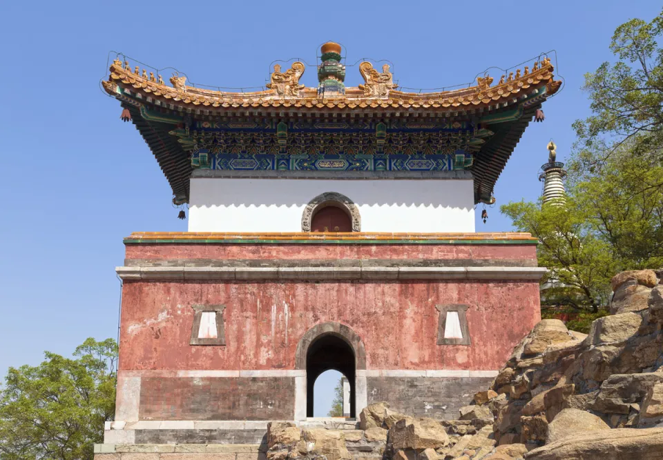 New Summer Palace, Four Great Regions Complex, Moon Hall, west elevation