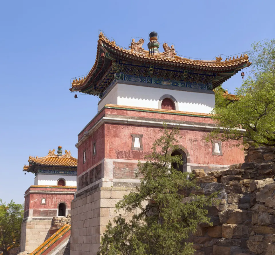 New Summer Palace, Four Great Regions Complex, Sun Hall with Moon Hall in the background
