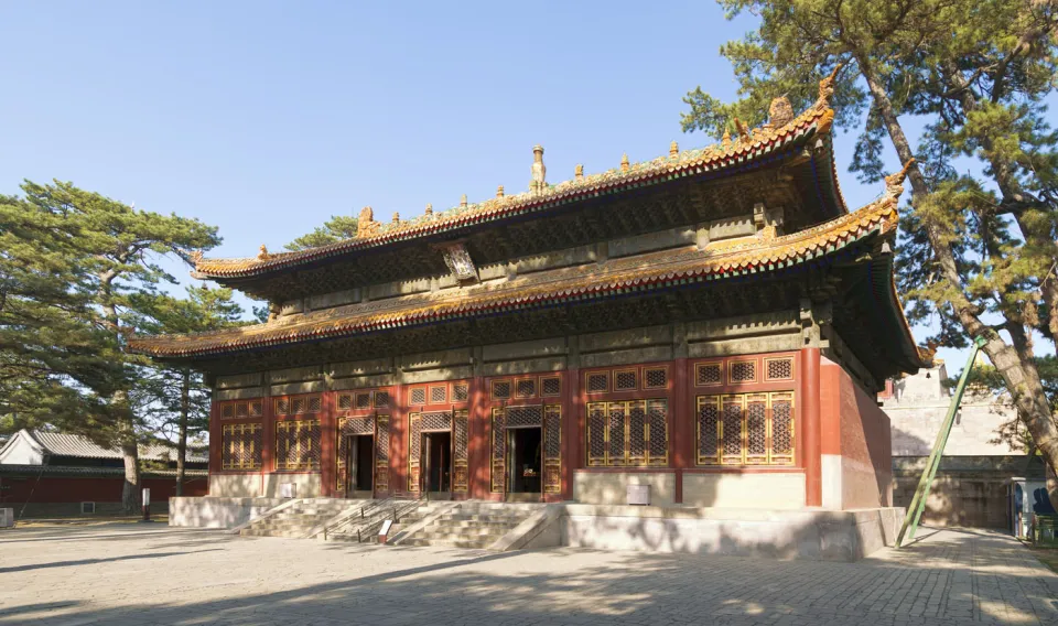 Pule Temple, Zongyin Hall, southwest elevation