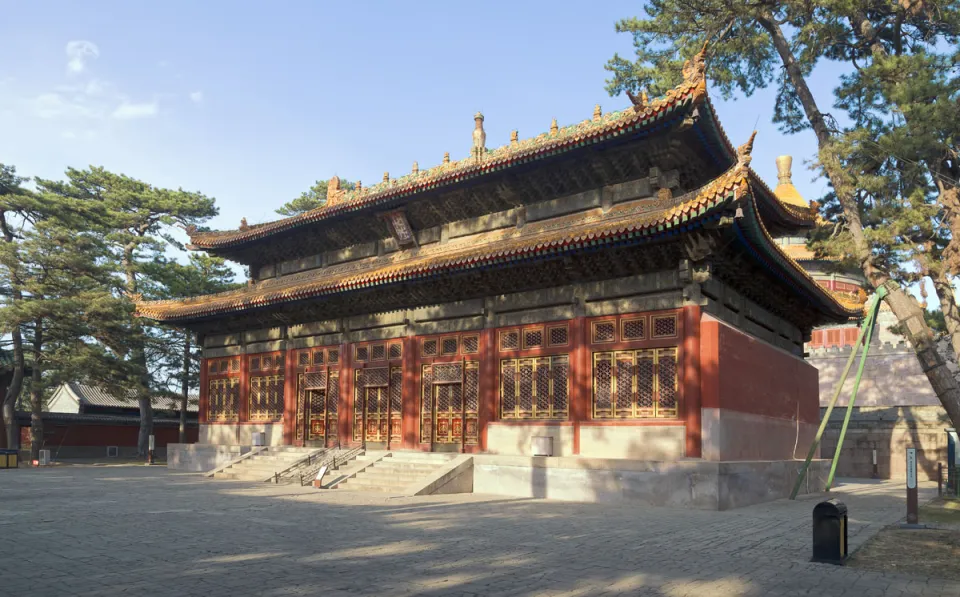 Pule Temple, Zongyin Hall, southwest elevation