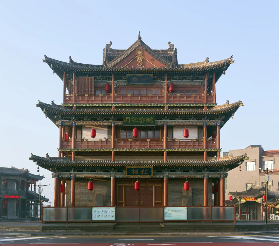 Datong Drum Tower, north elevation