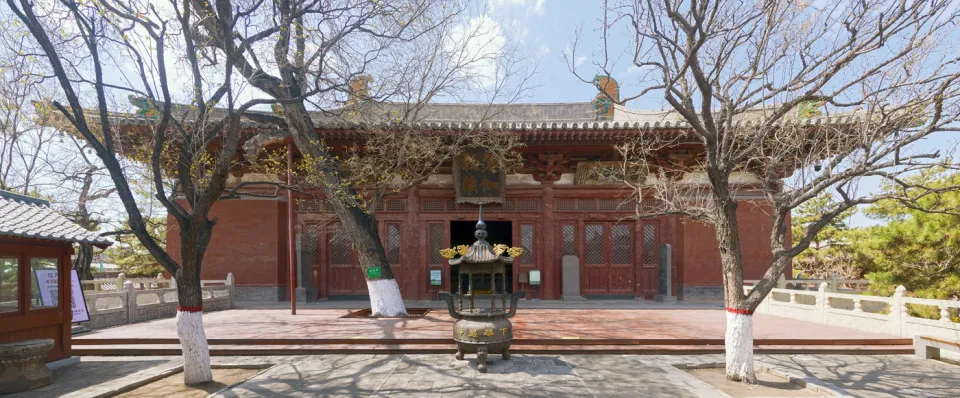 Huayan Temple, Sutra Hall, east elevation