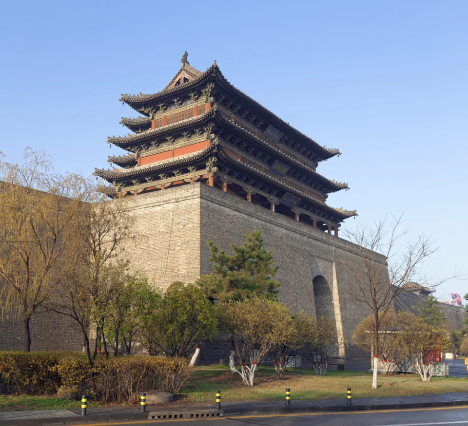 Datong City Walls, Yongtai Gate, northeast elevation