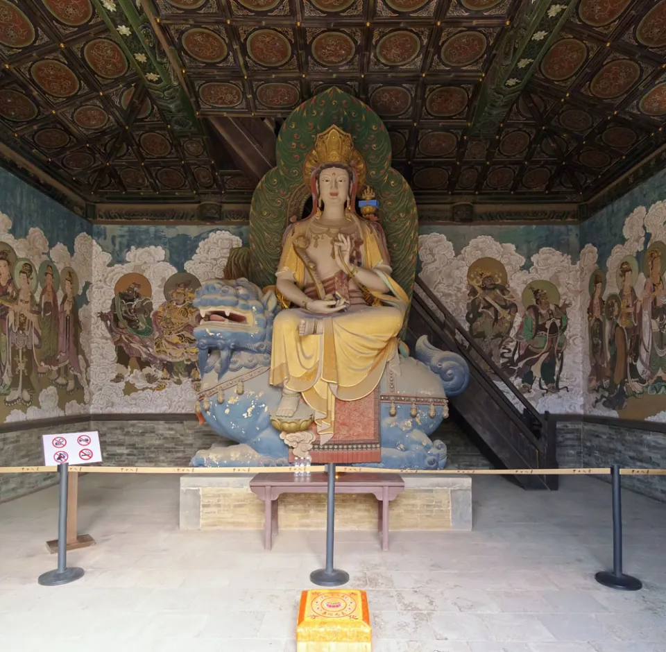 Shanhua Temple, Wenshu Pavilion, Manjusri Bodhisattva statue